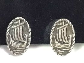 PAIR OF CAST EARRINGS, IAN MCCORMICK OF IONA