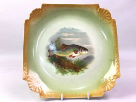 GROUP OF PLATES AND DISHES,