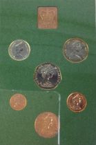 GROUP OF GB AND COMMONWEALTH PROOF SETS AND COMMEMORATIVE COINS,