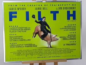 FILTH, QUAD FILM POSTER,