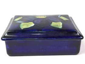 MOORCROFT LIDDED BOX,