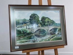 WALTER HORSNELL, LOW BRIDGE, KNARSEBOROUGH WITH MOTHER SHIPTON INN