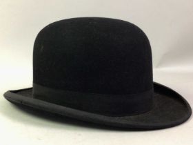 BOWLER HAT, AND A TRILBY HAT