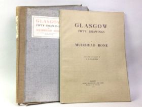GLASGOW - 50 DRAWINGS MUIRHEAD BONE, 1911 SPECIAL EDITION OF ETCHINGS