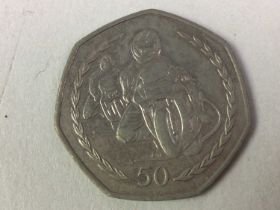 COLLECTION OF ‘PICTURE BACK’ 50p. COINS,