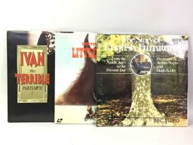 GROUP OF LASER DISCS,