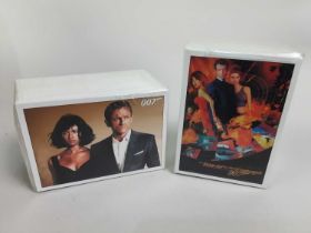 GROUP OF TRADING CARDS SETS AND BOXES, DR WHO, JAMES BOND, STAR TREK