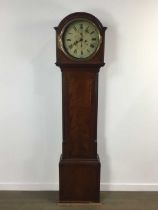 MAHOGANY GEORGE IV GRANDFATHER CLOCK,