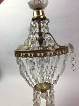 PAIR OF CHANDELIERS, ALONG WITH ANOTHER CHANDELIER