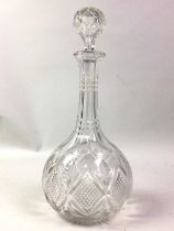 GROUP OF SIX DECANTERS,