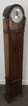 OAK GRANDMOTHER CLOCK,