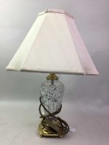 WATERFORD CRYSTAL TABLE LAMP,