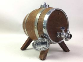 TWO NOVELTY MINIATURE BEER BARRELS, 20TH CENTURY