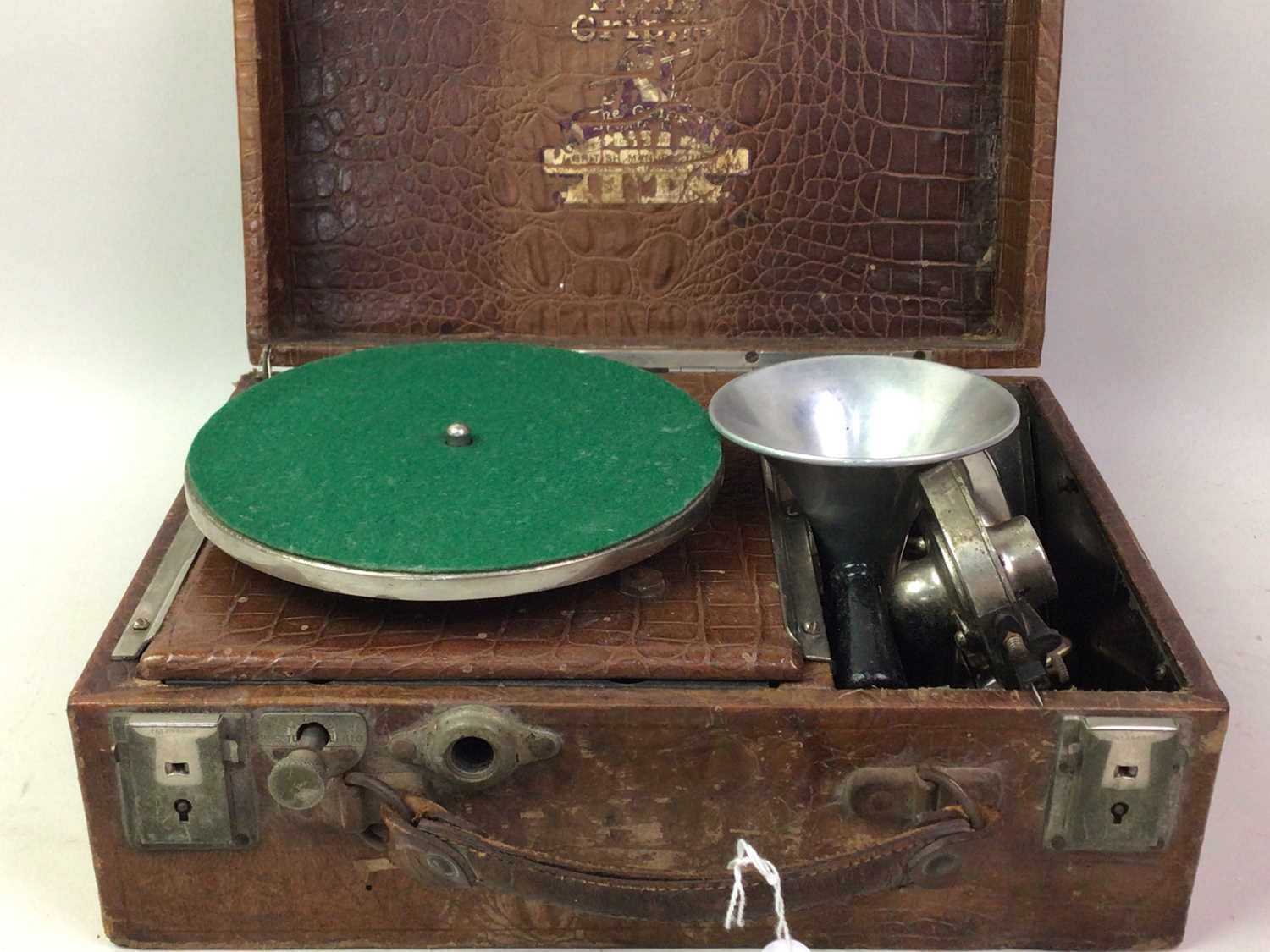 PIXIE GRIPPA PORTABLE GRAMOPHONE, AND RECORDS - Image 2 of 3