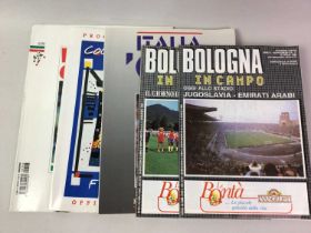 COLLECTION OF FOOTBALL PROGRAMMES,