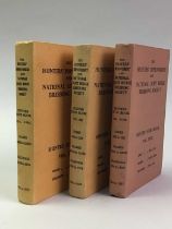 SET OF HUNTERS' IMPROVEMENT AND NATIONAL LIGHT HORSE BREEDING SOCIETY VOLUMES