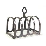 GEORGE VI SILVER TOAST RACK, ADDIE BROTHERS LTD, BIRMINGHAM 1939