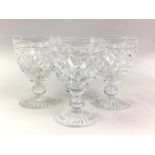 WATERFORD CRYSTAL, TWO SETS OF FOUR MARQUIS CHAMPAGNE FLUTES, ALONG WITH FURTHER CRYSTAL