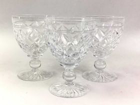 WATERFORD CRYSTAL, TWO SETS OF FOUR MARQUIS CHAMPAGNE FLUTES, ALONG WITH FURTHER CRYSTAL