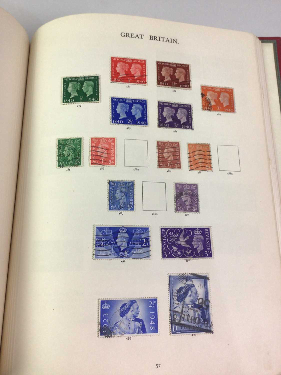 GROUP OF STAMPS, GREAT BRITAIN AND WORLDWIDE, INCLUDING A PENNY RED AND A PENNY BLACK - Image 4 of 6