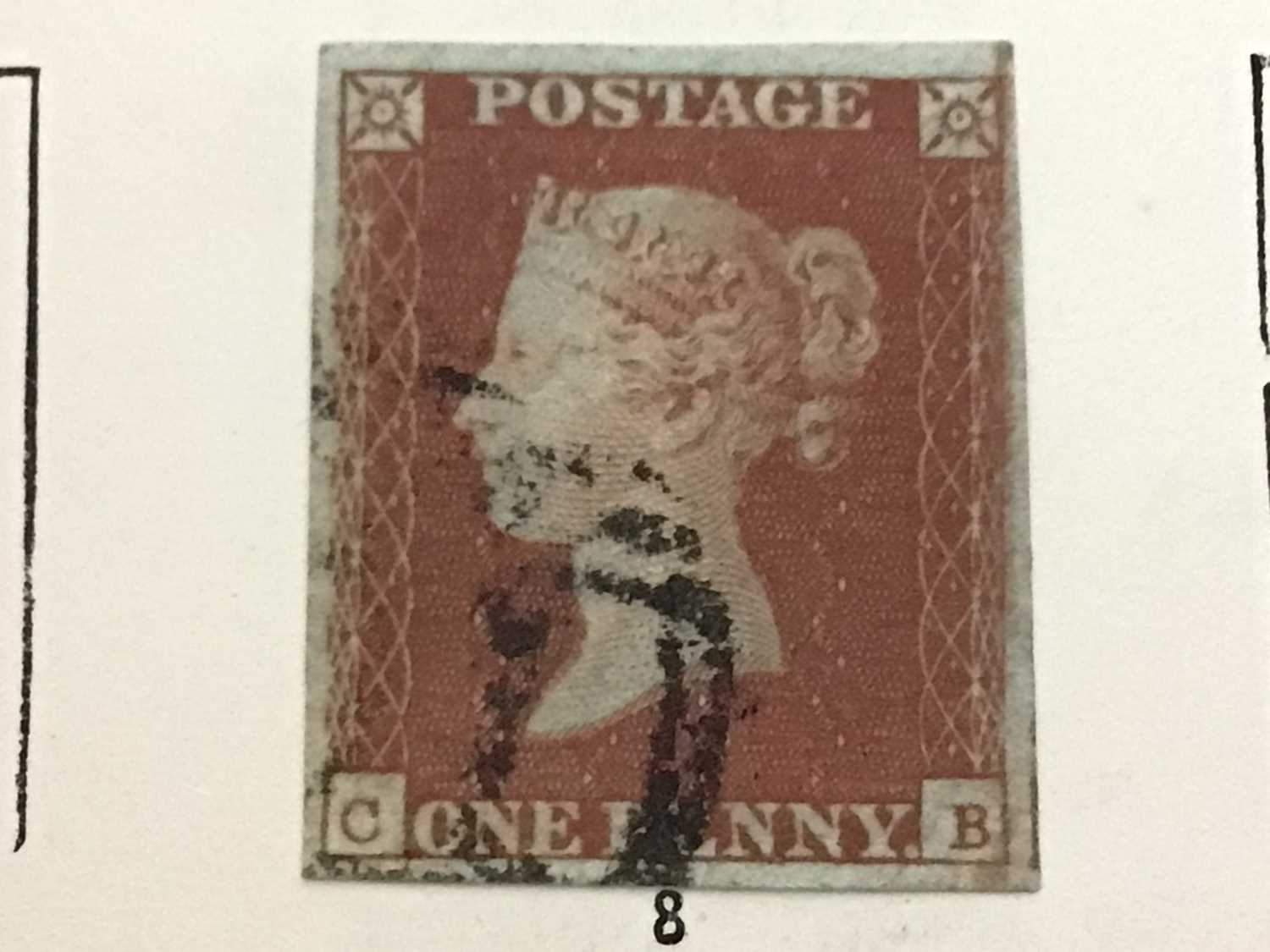 GROUP OF STAMPS, GREAT BRITAIN AND WORLDWIDE, INCLUDING A PENNY RED AND A PENNY BLACK