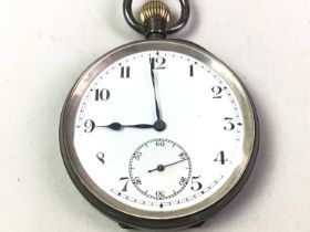 SILVER POCKET WATCH,