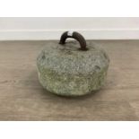 19TH CENTURY CURLING STONE,