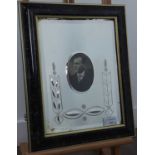 PAIR OF FRAMED WALL MIRRORS,