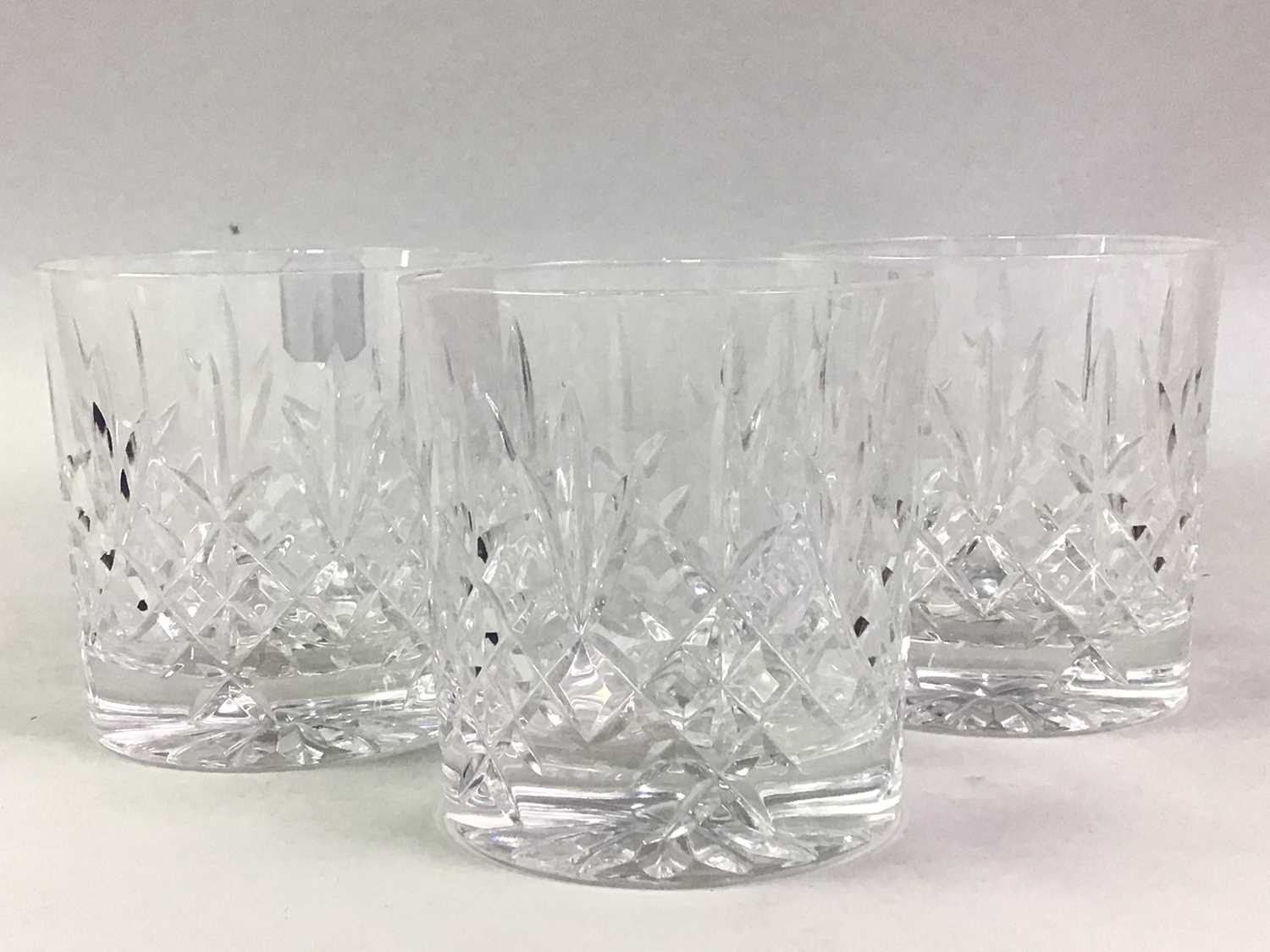 GROUP OF CRYSTAL GLASSWARE,