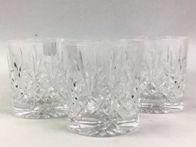 GROUP OF CRYSTAL GLASSWARE,