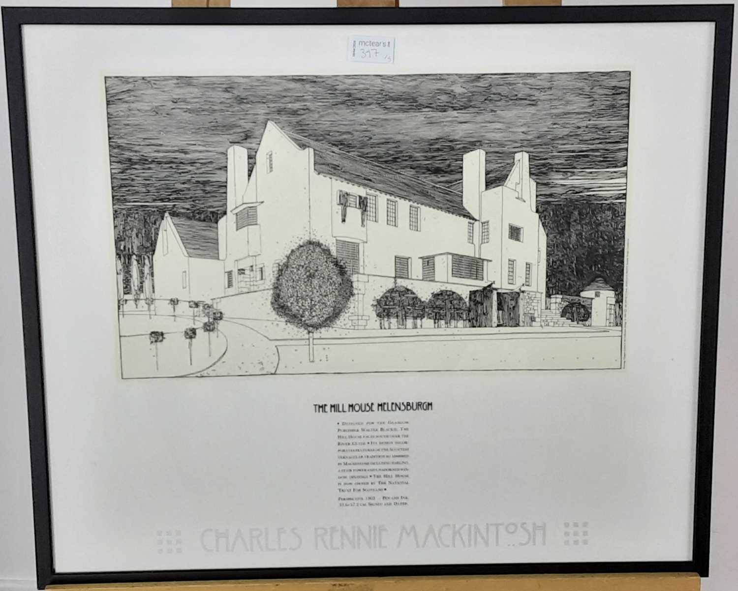 CHARLES RENNIE MACKINTOSH, FIVE PRINTS - Bild 2 aus 5