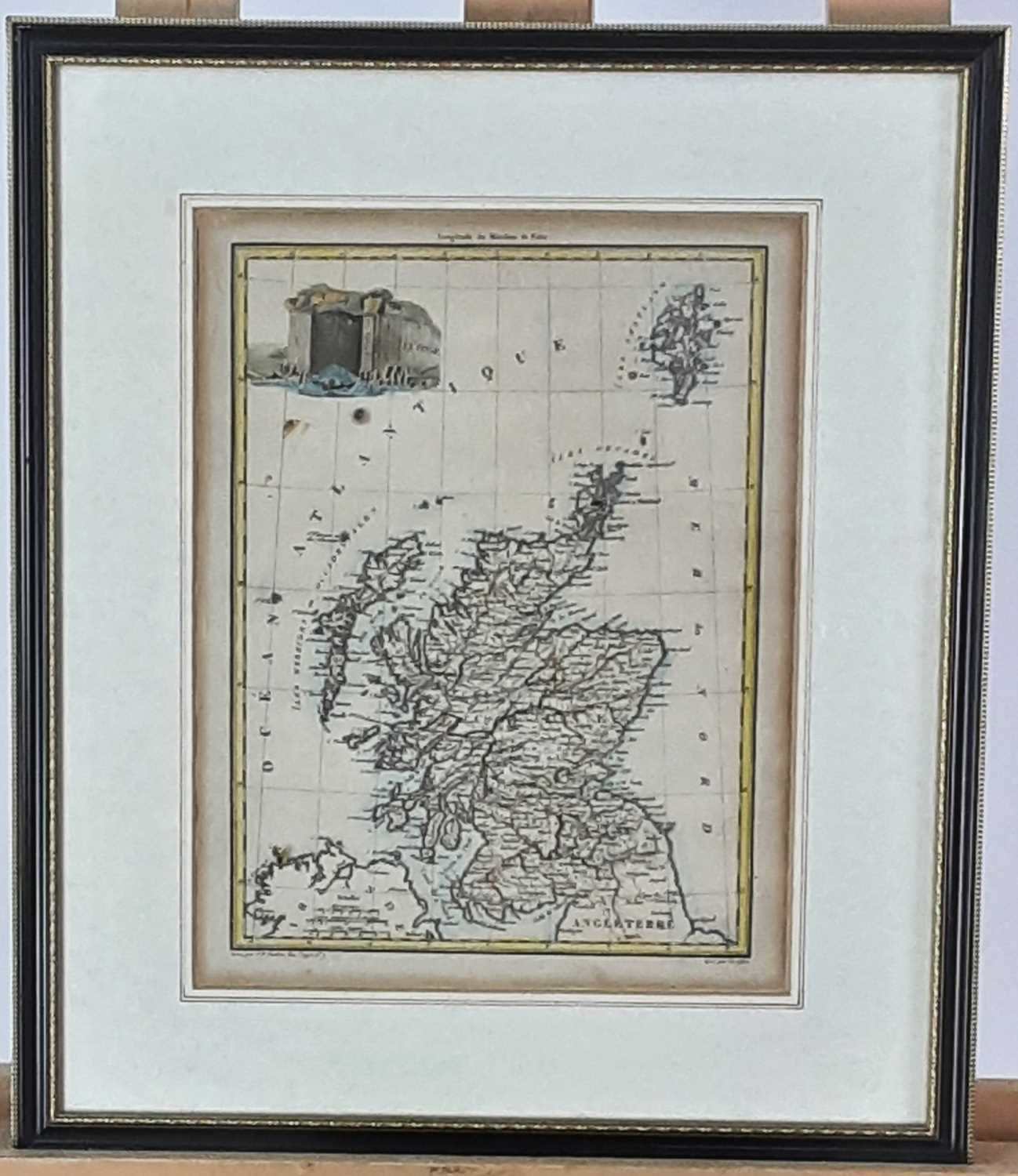 THREE MAPS OF THE BRITISH ISLES, AND TWO OTHER PRINTS - Image 4 of 5