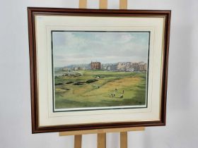 DONALD M SHEARER, TWO LIMITED EDITION GOLFING PRINTS