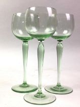 GROUP OF VINTAGE GLASSES, 20TH CENTURY