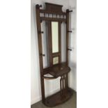 VICTORIAN WALNUT HALLSTAND,