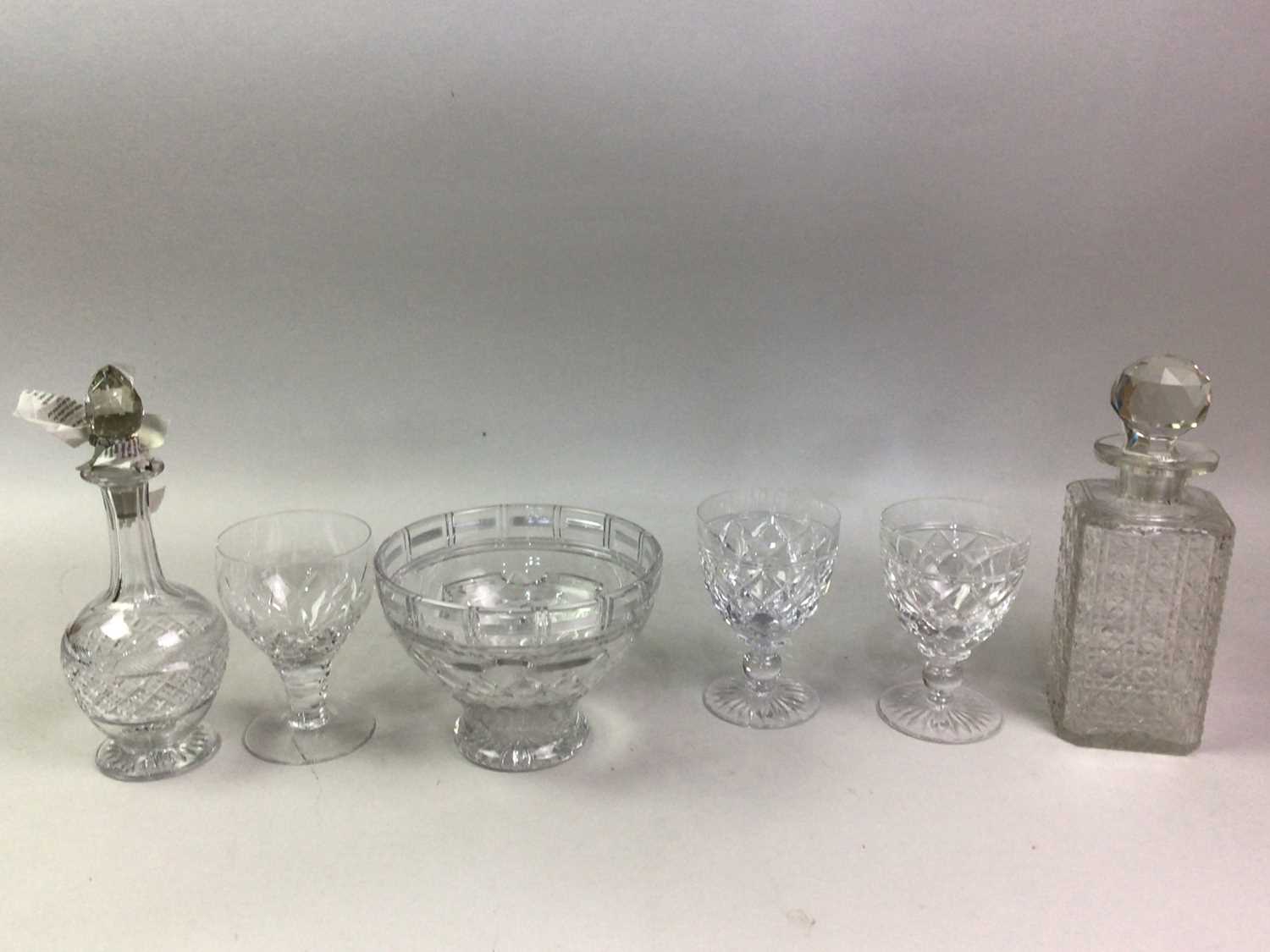 WATERFORD CRYSTAL, TWO SETS OF FOUR MARQUIS CHAMPAGNE FLUTES, ALONG WITH FURTHER CRYSTAL - Image 2 of 3