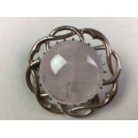 COLLECTION OF SILVER BROOCHES,