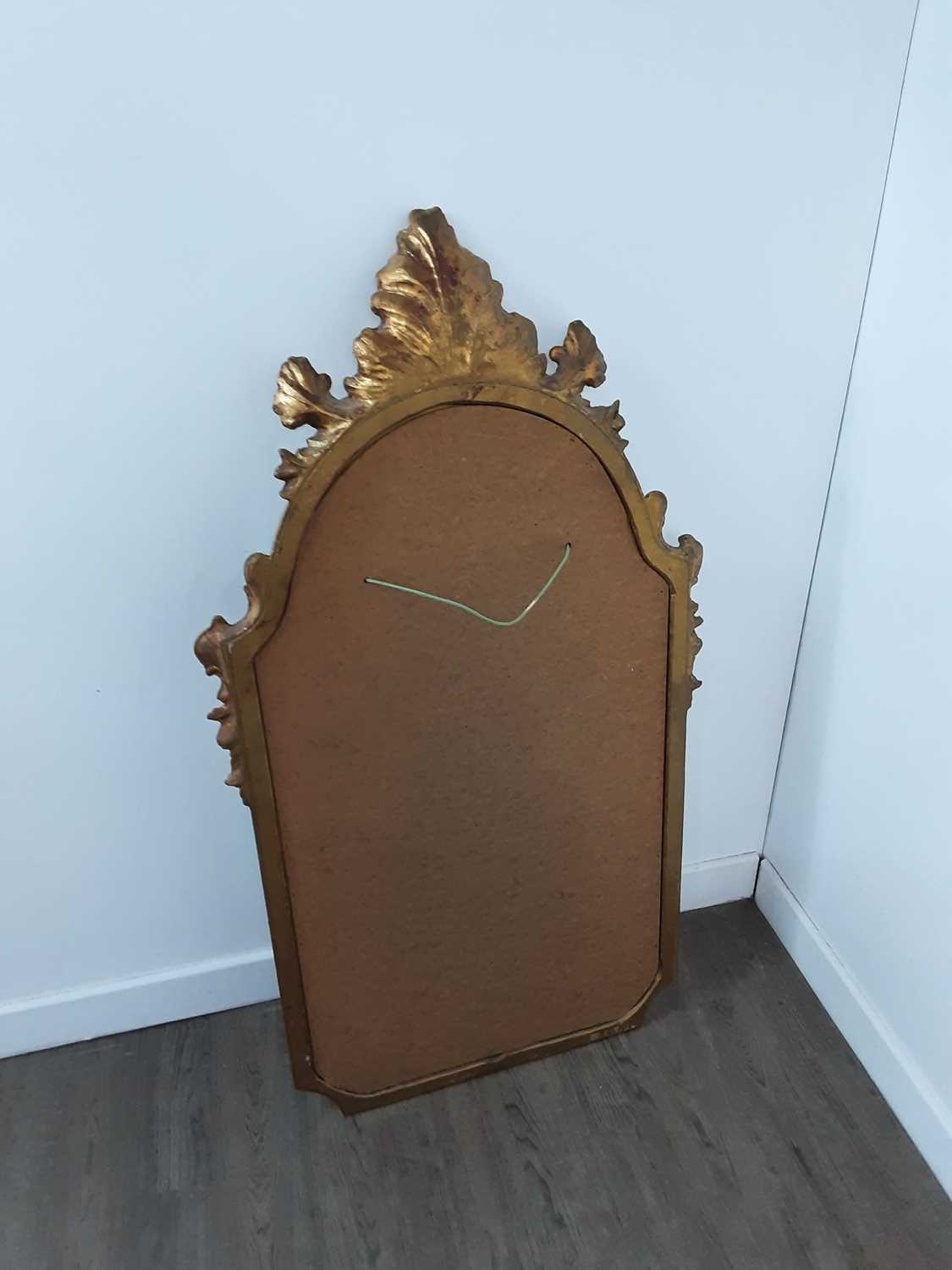 REPRODUCTION ROCOCO STYLE WALL MIRROR, LATE 20TH CENTURY - Image 3 of 3