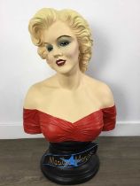 LARGE MARILYN MONROE BUST,