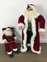 TWO CHRISTMAS FIGURES,