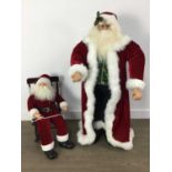 TWO CHRISTMAS FIGURES,