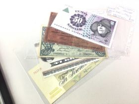 GROUP OF BANKNOTES, WORLDWIDE
