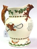 CROWN DEVON MUSICAL JUG,