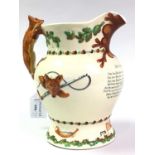 CROWN DEVON MUSICAL JUG,