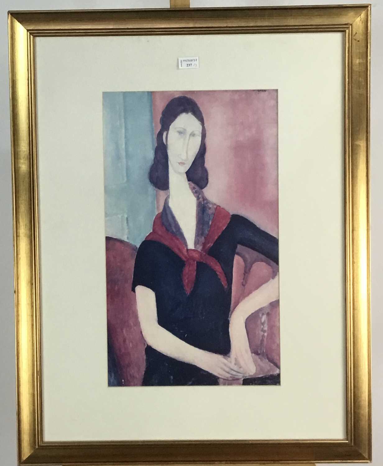 THREE PRINTS AFTER AMEDEO MODIGLIANI,