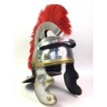 HAND FORGED ROMAN CENTURION HELMET,