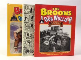 GROUP OF THE BROONS AND OOR WULLIE COMMEMORATIVE BOOKS,