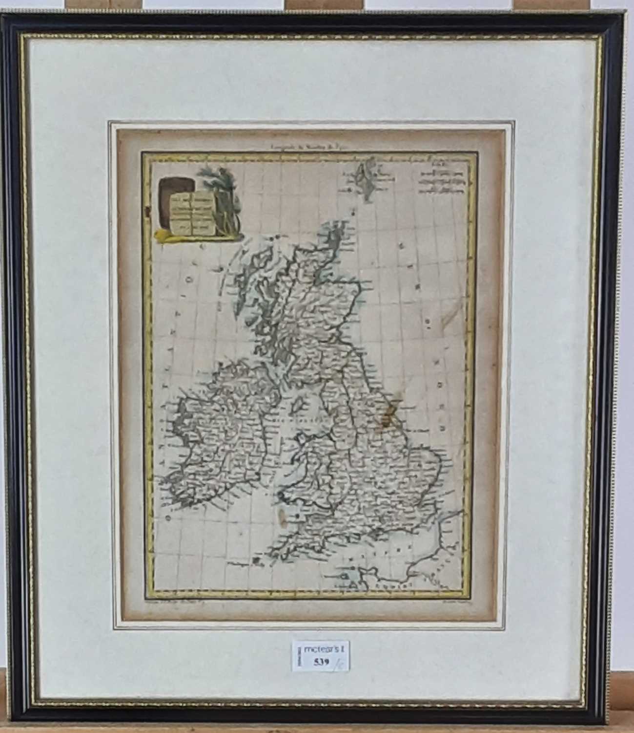 THREE MAPS OF THE BRITISH ISLES, AND TWO OTHER PRINTS