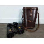 PAIR OF BARR AND STROUD BINOCULARS, WITH ADMIRALTY YELLOW ARROWS