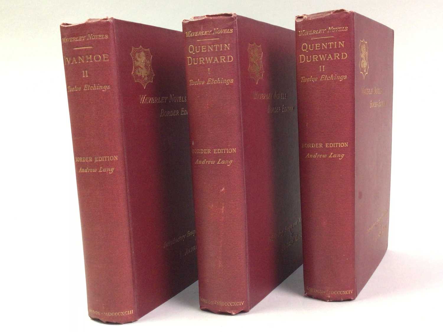 SET OF SIR WALTER SCOTT WAVERLEY VOLUMES,